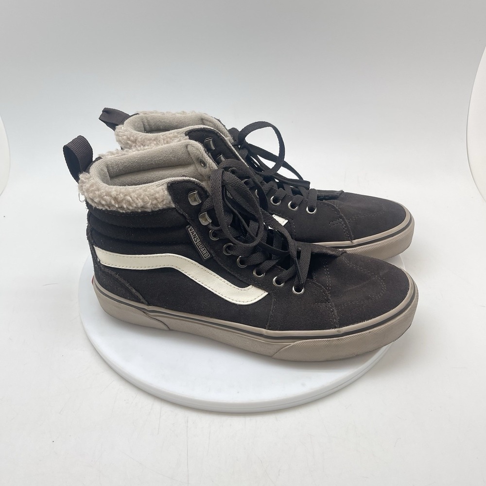 Vans Sneakers Womens 8 Filmore Sherpa Brown Chocolate 721356 Vansguard Shoes